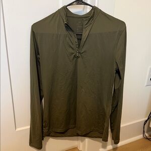 Olive Green Long Sleeve Pullover